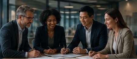 The SIA team collaborating